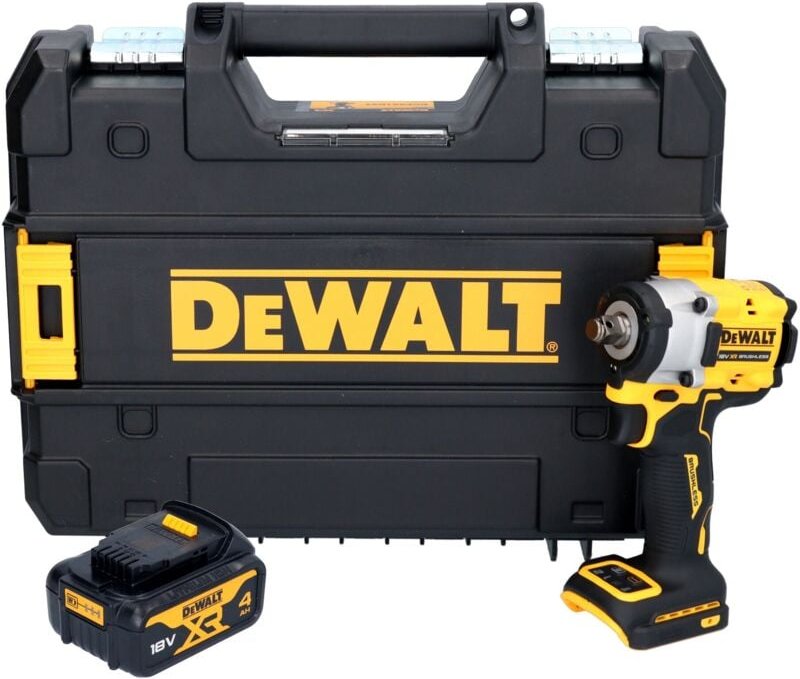 DeWalt DCF 921 NT Akku Schlagschrauber 18 V 400 Nm 1/2" Brushless + 1x Akku 4,0 Ah + TSTAK - ohne Ladegerät