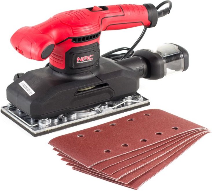 Oszillierende Schleifmaschine, NAC, Modell ES38A-115-230-GN, für den professionellen und privaten Gebrauch, leistungssta...