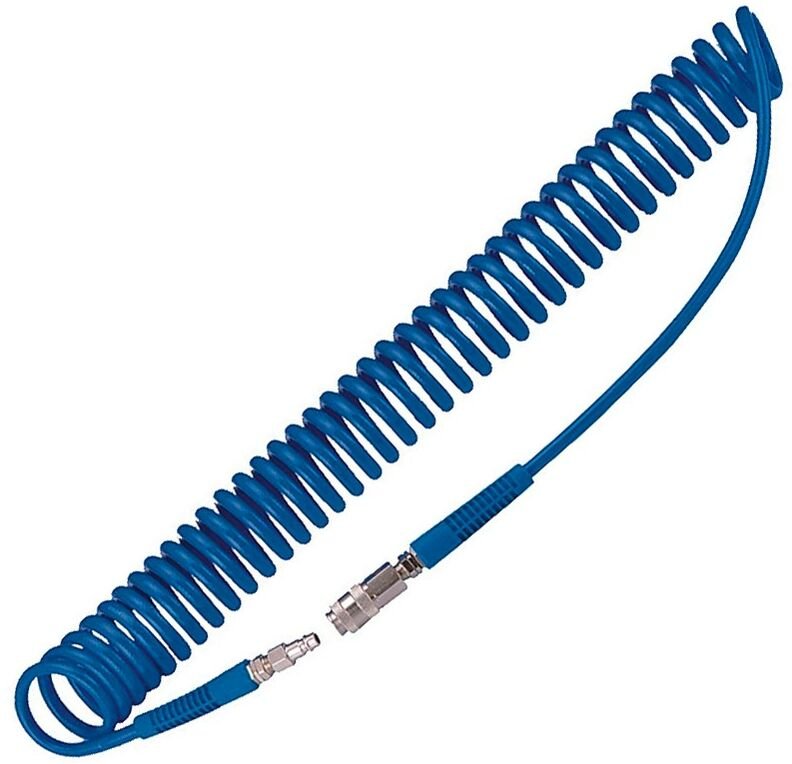 Mm_unverified_brand - hm Müllner Werkzeuge Druckluft-Spiralschlauch 10 m Arbeitsdruck 12 bar 27F-S10