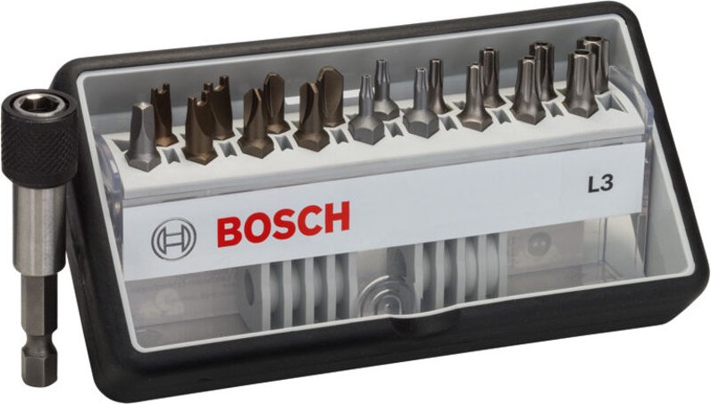 18+1tlg. Robust Line Schrauberbit-Set l Extra-Hart 25 mm, 18+1tlg. - Bosch
