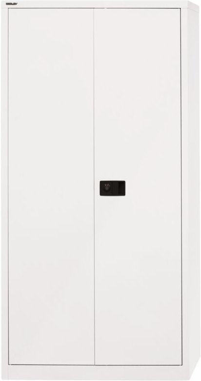 BISLEY Universal Flügeltürenschrank Verkehrsweiß