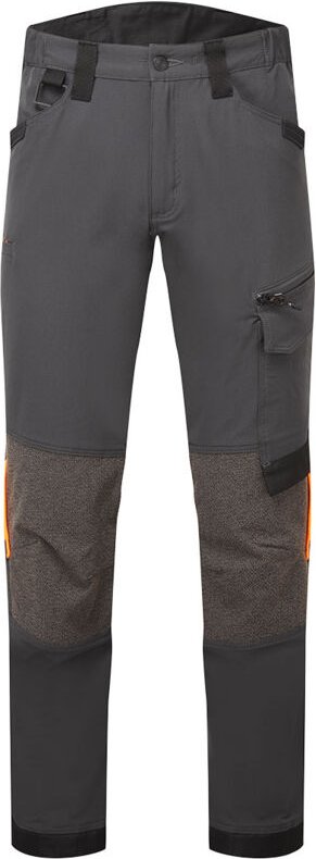 Ev4 Diensthose mit Dehnbund - Größe 46 - Metallgrau Tall - Portwest