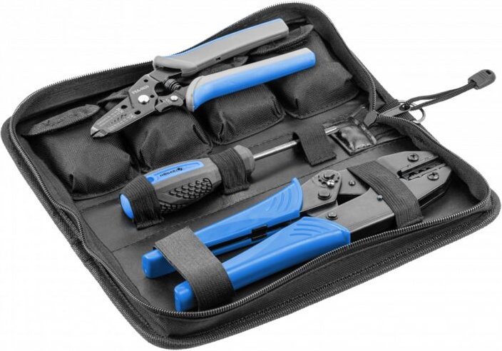 Hogert Technik Kit de Crimpzange HT1P177 225mm