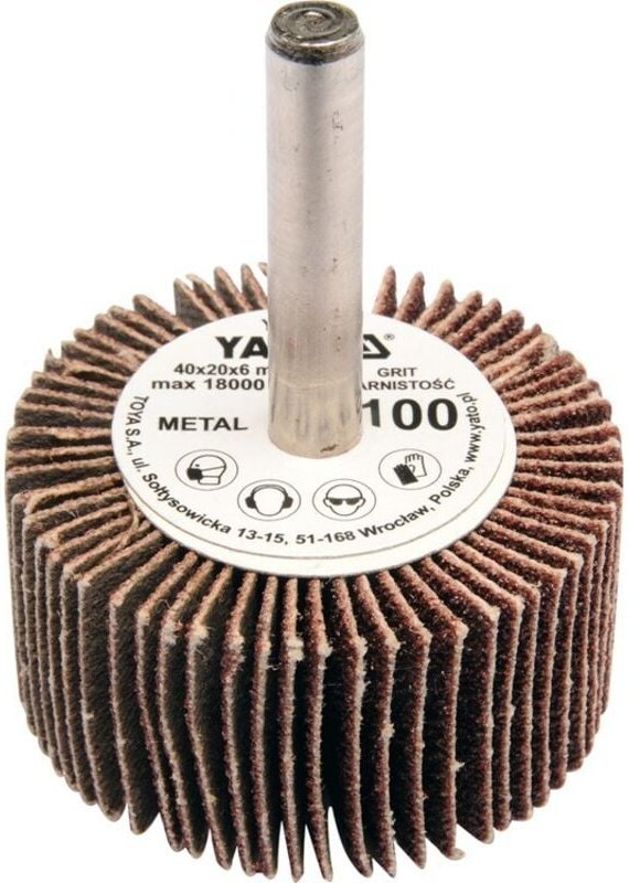 Yato - Fächerschleifscheibe 40 x 20 x 6 p40 / YT-83351 /