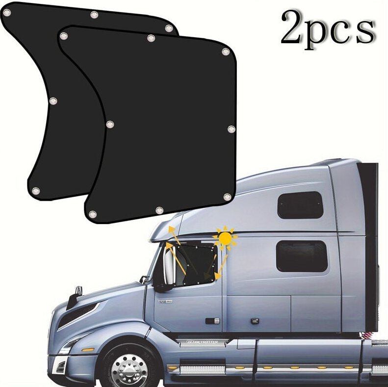Halbhohe Seitensonnenschutzblenden – 2-teiliges Set – Seitensonnenschutzblenden für LKWs – Sonnenschutzblenden für Autof...