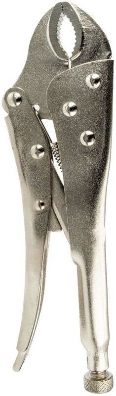 Masterproof Professional - Universal Gripzange Feststellzange 225 mm, Einhandbedienung, vernickelt