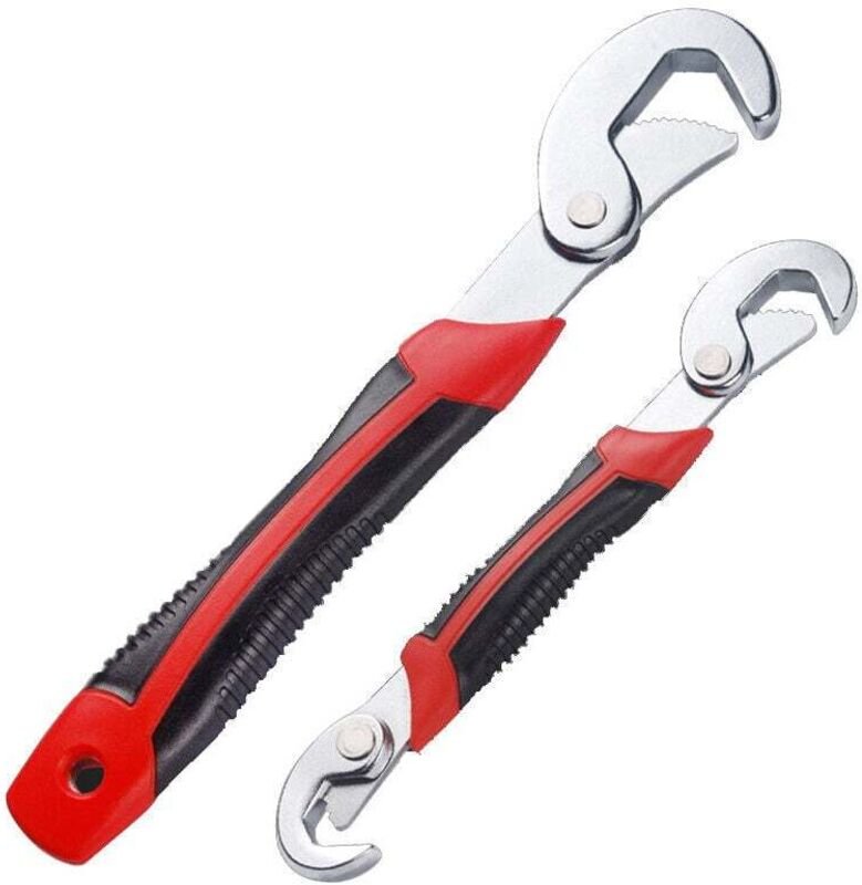 Verstellbarer Schraubenschlüssel, Multifunktions-Mutternschlüssel, 2-teiliges Universal-Schraubenschlüsselset