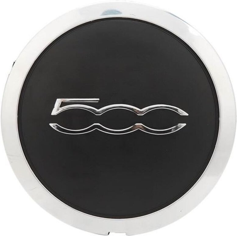 Radnabenabdeckung - Chrom-Radzierblenden - Passend für den FIAT 500 2012-2022