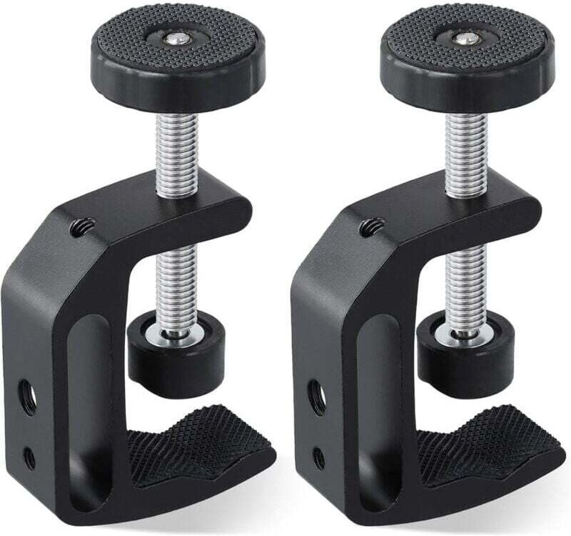 Set mit 2 universellen C-Klemmen aus Aluminiumlegierung, Tischklemmen, robuste C-Klemmen für Heimwerkerarbeiten, Holzbea...