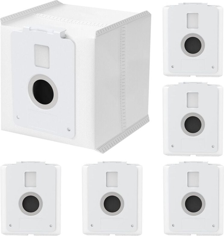 6PCS für Kehrmaschine Zubehör Staubbeutel Müll