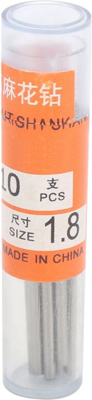 1,80 mm HSS-Spiralbohrer, Kunststoffetui, DIY-Schmuckherstellung mit Perlen für Industriebedarf
