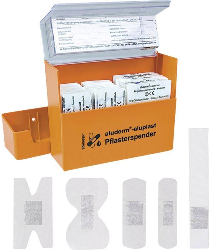 Aluderm®-aluplast pflasterspender CO10910 Pflasterspender (l x b x h) 160 x 122 x 57 mm - Söhngen