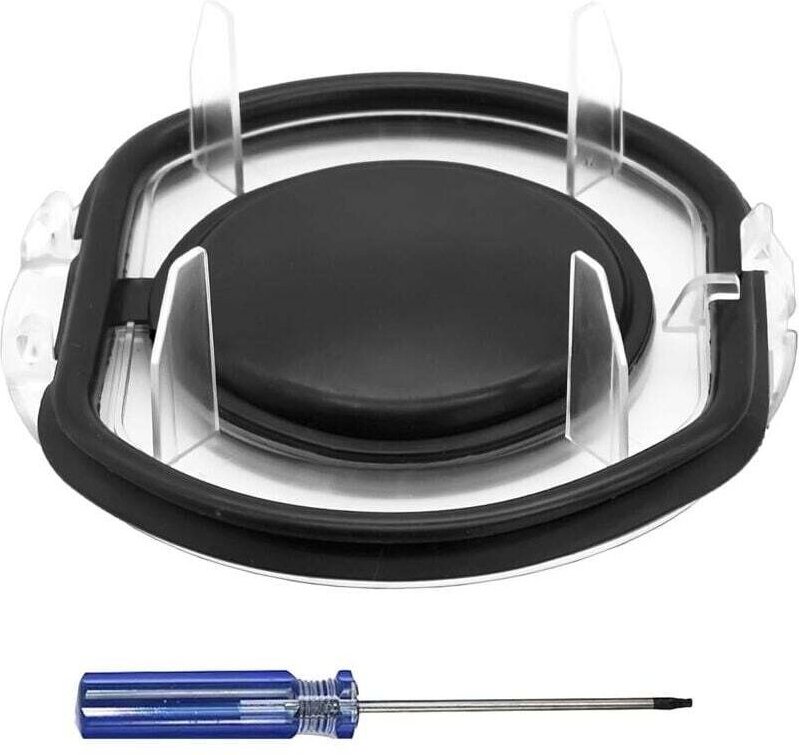 Mülleimerdeckel mit Dichtungsring, Zubehör für Dyson, Ersatzdeckel mit Schraubendreher, Mülleimerdeckel für Dyson v6