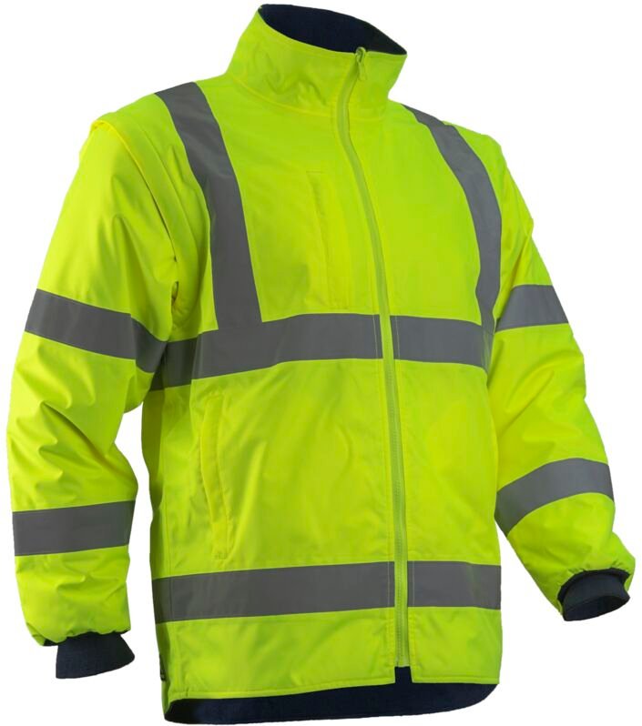 Arbeitsjacke 2-in-1 Hochsichtbarkeit KAZAN – Neon Gelb L – 48/50