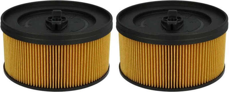 vhbw Filterset 2x Faltenfilter kompatibel mit Kärcher WD 4, WD 4.200, WD 4.250, WD 4.290 Nass- und Trockensauger - Filte...