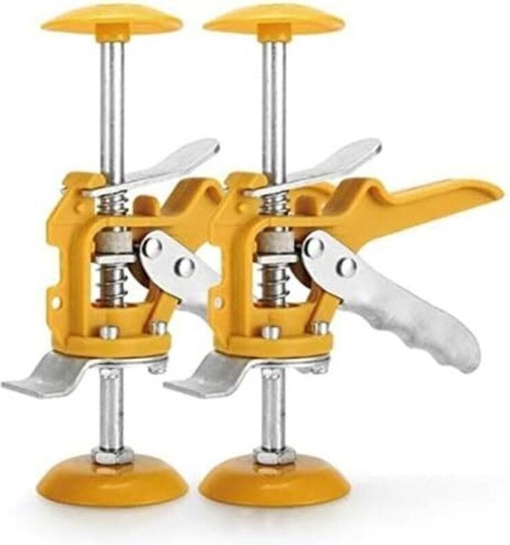 Vtizikl GerrT Système de nivellement de carrelage mural en 2 parties Outil de localisation Clip Installation de carrelag...