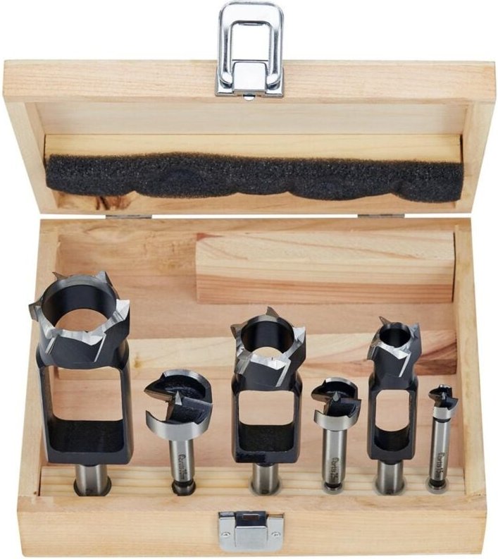 Kombi-Satz 15, 25, 35mm 6tlg. i. Holzk. - Fortis