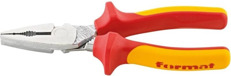 FORMAT Kraft-Kombizange VDE 200mm 2K-Griff