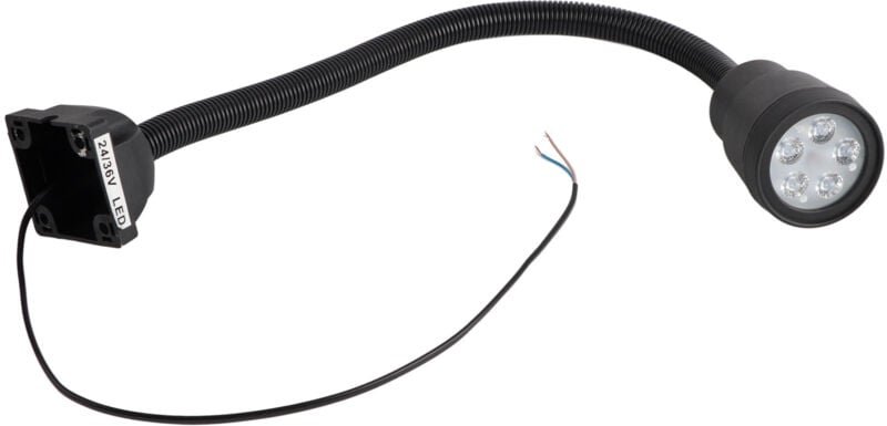 5W LED-Arbeitsleuchte, Schreibtischlampe, 360 Grad drehbare Tischleuchte, universeller flexibler Stiel, LED-Lampe 24V 36...