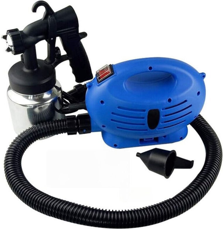 Elektrische Farbspritzpistole, 2,5-mm-Kupferdüse, Airbrush-Lackiergerät für Auto- und Möbellackierung, Airbrush-Farbpist...