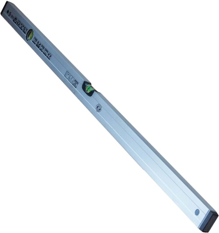 Contoo - Wasserwaage Silber Alu-Profil Stoßfest 2 Libellen 50cm silber