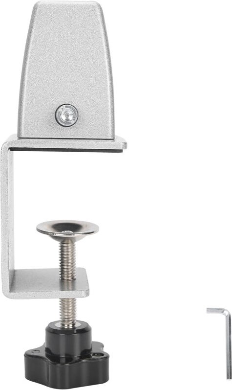 Glasklemme, verdickte, rostfreie und wasserdichte Klemme, bohrfrei, für Büros, Haushalte und Arbeitsplatten, 17–52 mm Di...