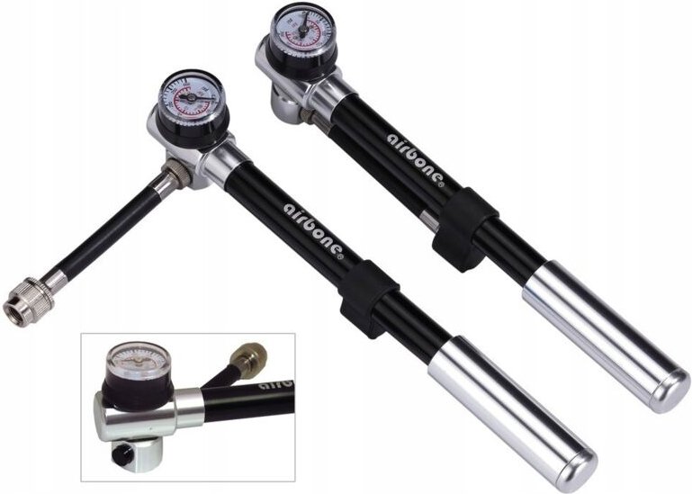 Fahrradpumpe für Stoßdämpfer Airbone ZT-801, kompakt, leicht, 300 PSI