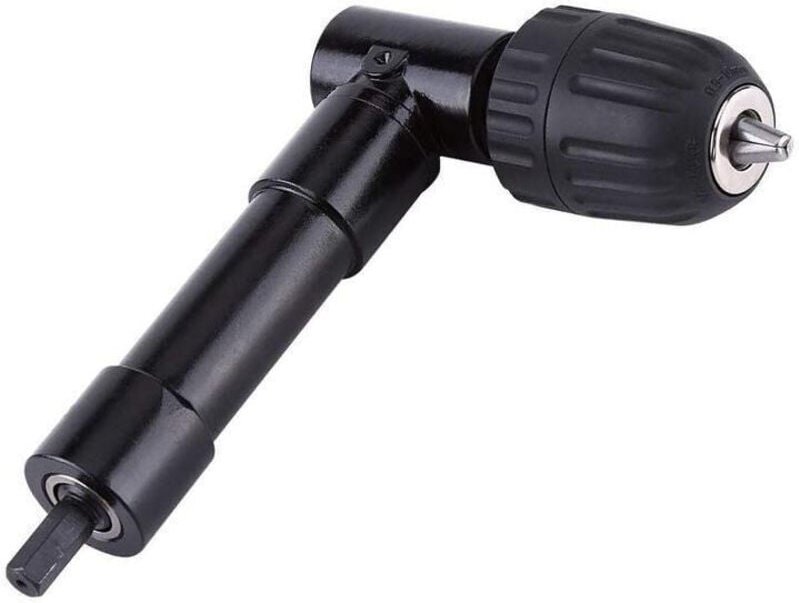 Mandrin à angle droit de 90° à dégagement rapide, adaptateur de foret de mandrin renvoi d'angle pour perceuse, visseuse,...