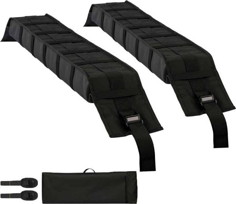 Mophorn - Weiche Dachgepäckträgerpolster, 83,8 cm großes universelles Autodachgepäckträgerpolster, 79 kg Tragkraft für G...