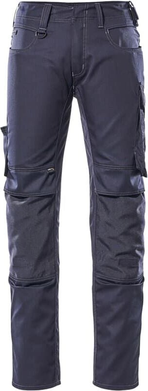 Arbeitshose mannheim 12779-442 leichte Bundhose mit Cordura Knietaschen, Farbe: Schwarzblau - 010, Größe: 58 - Mascot