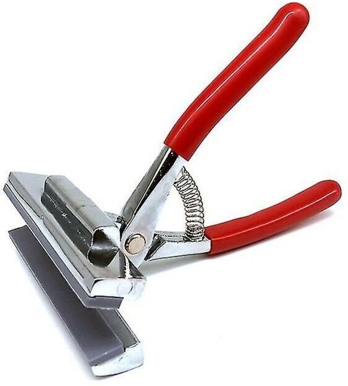 Spannzange aus Edelstahl für Segeltuch, breite Backen, professionelles Werkzeug