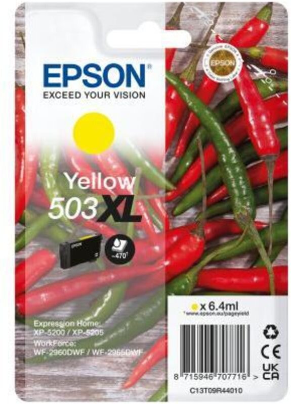 Epson 503XL Druckerpatrone 1 Stück(e) Original Hohe (XL-) Ausbeute Gelb