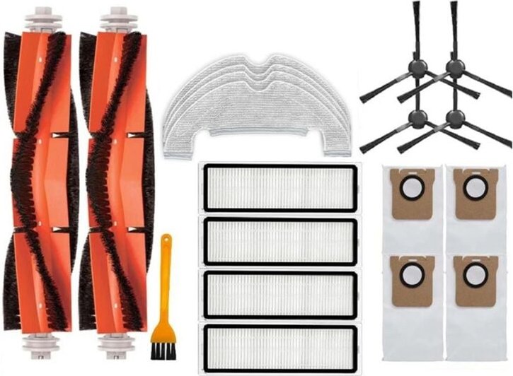 Für Bot D10 Plus RLS3D Hepa-Filter Mopp Staubbeutel Ersetzen