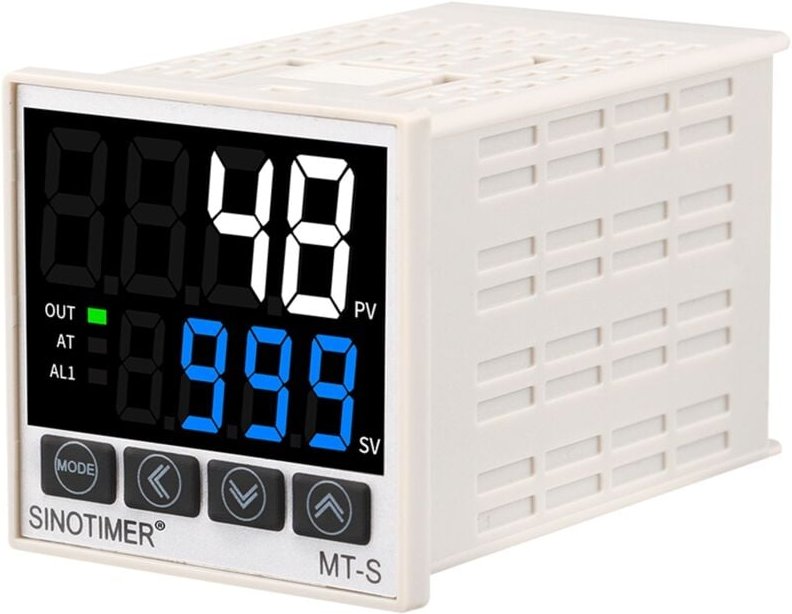 Tlily - sinotimer Haushalts-Digital-PID-Temperaturregler-Thermostat für Heizungs- und Kühlinstrumente, Relais/Spannungsa...