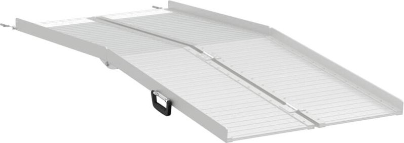 Rampe für Rollstühle 270 kg Silber 92 x 73 x 5 cm Aluminium vidaXL