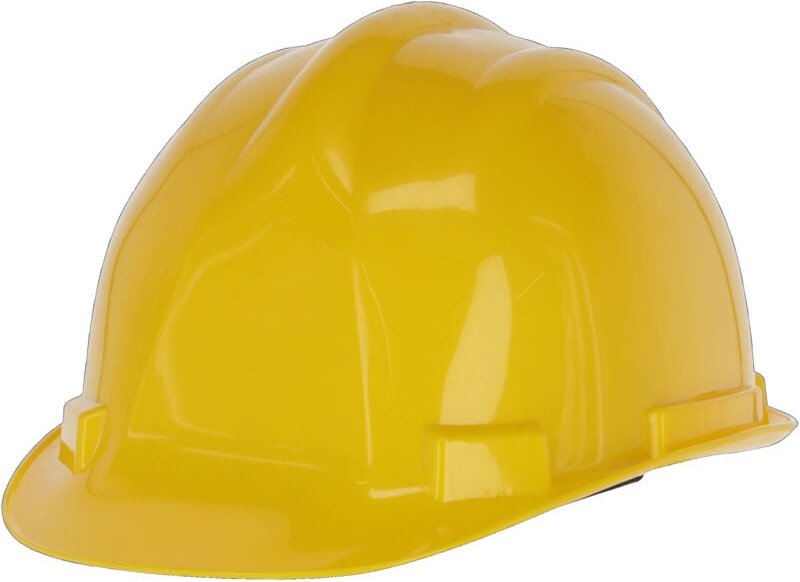 Schutzhelm mit Schweißband – Gelb (Kopfumfang 53 cm - 61 cm) 34501 - Kerbl