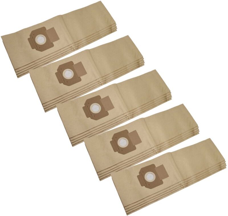 vhbw 25x Staubbeutel kompatibel mit WAP Alto 550-1M, 550-11, 550-21, 450-21, 450-11, 490-31, 450-31 Staubsauger - 38cm x...