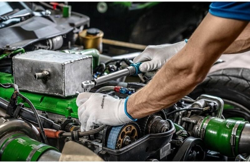 Bricoline - HT1W701 Drehmomentschlüsel 5-25Nm Steckschlüssel-Ratsche Newtonmeter-Schlüssel