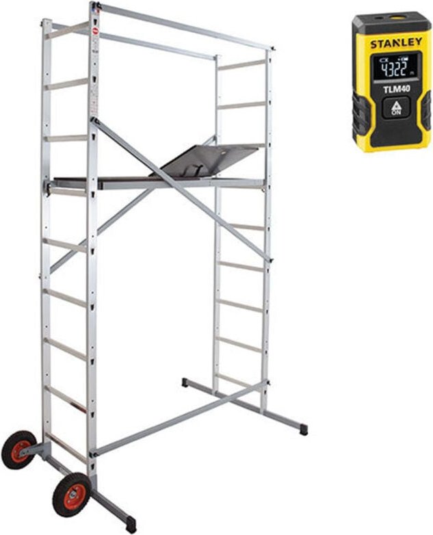 Gartengerüst - Plattform 130 x 46cm + Laser - 9474-951-LASER