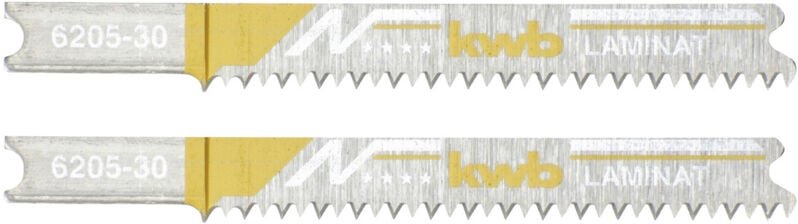 KWB - 620530 Stichsägeblätter, laminat, Holzbearbeitung, Bi-Metall 2 St.