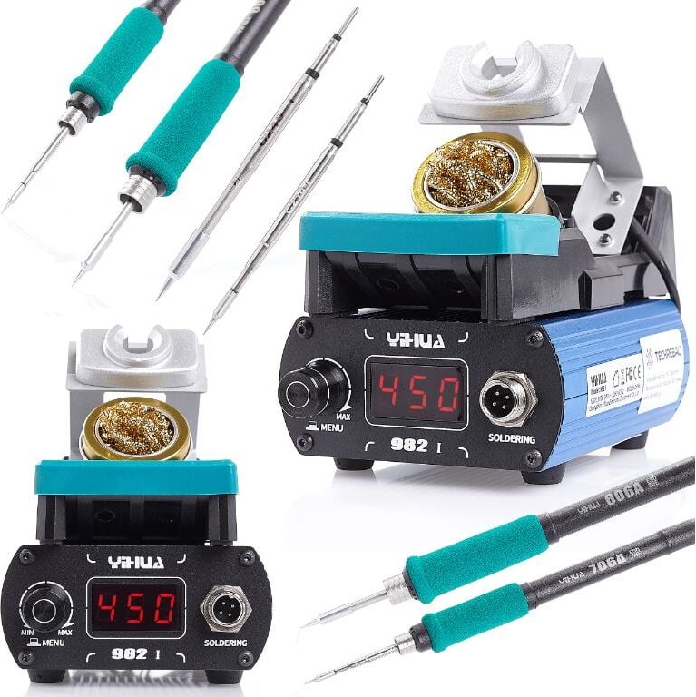 Yihua 982-I Lötstation für 210er und 245er Spitzen im Set mit 2 Spitzen
