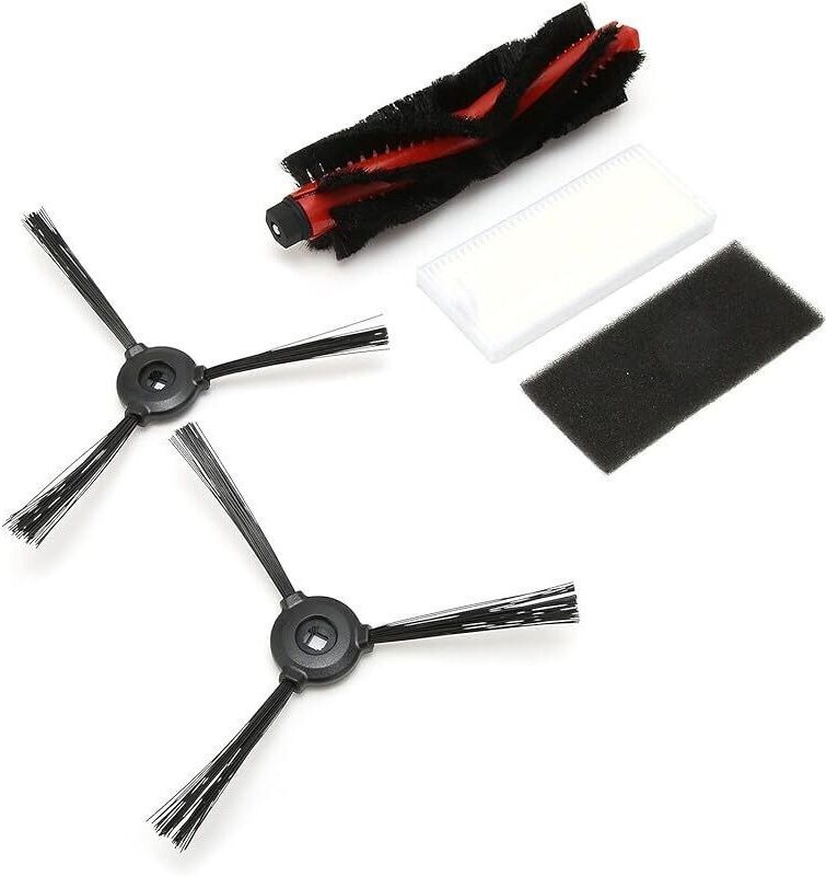 Hauptbürsten-Seitenfilter-Kit, Hauptbürsten-Seitenbürstenfilter-Ersatzset, geeignet für