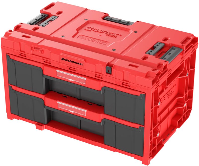 Toolbrothers RHINO XXL Drawer 2 ULTRA Schubladenkoffer mit zwei Schubläden + Trennwände 29 L IP66
