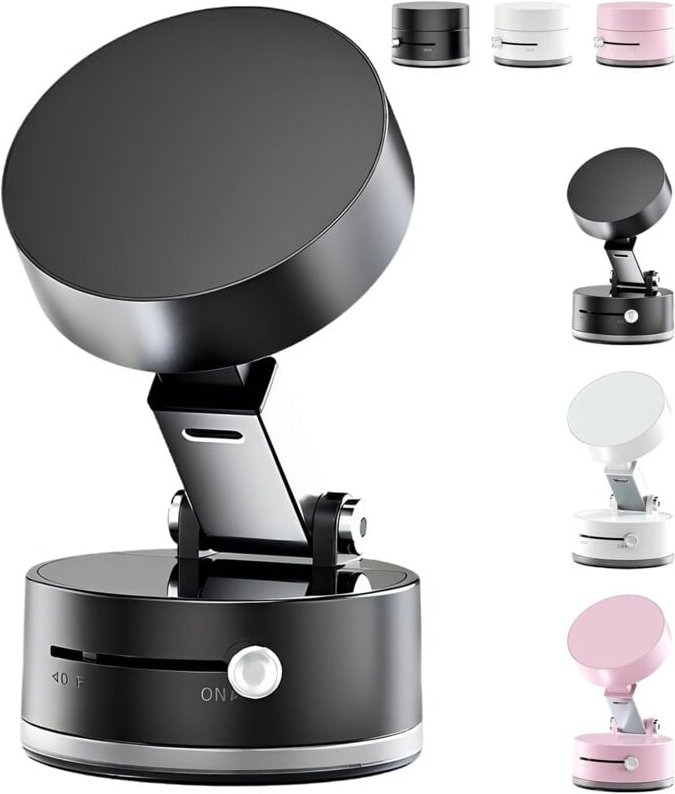 Magnetische Autotelefonhalterung, doppelseitige Saugnapfhalterung für Mobiltelefone, faltbar, N52 Saugkraft, geeignet fü...