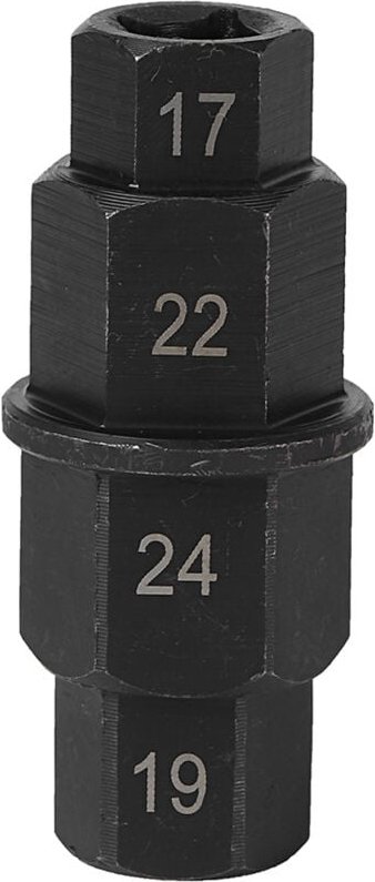 aqxreight - Sechskant-Achsenwerkzeug für Motorrad-Vorderachse, 17mm 19mm 22mm 24mm Innensechskant-Steckschlüssel.