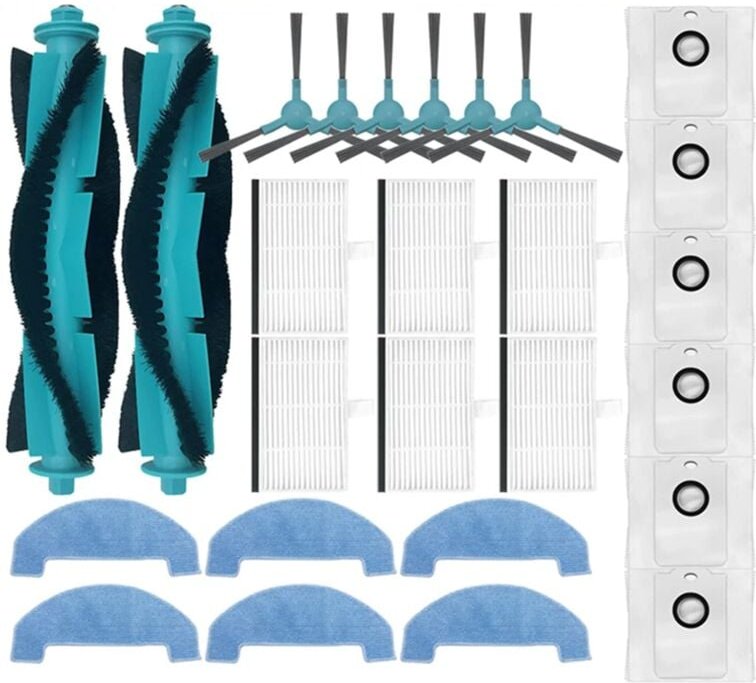 Für 2499 Ultra, Basis-Hauptseitenbürste, Filter, Mopp, Staubbeutel