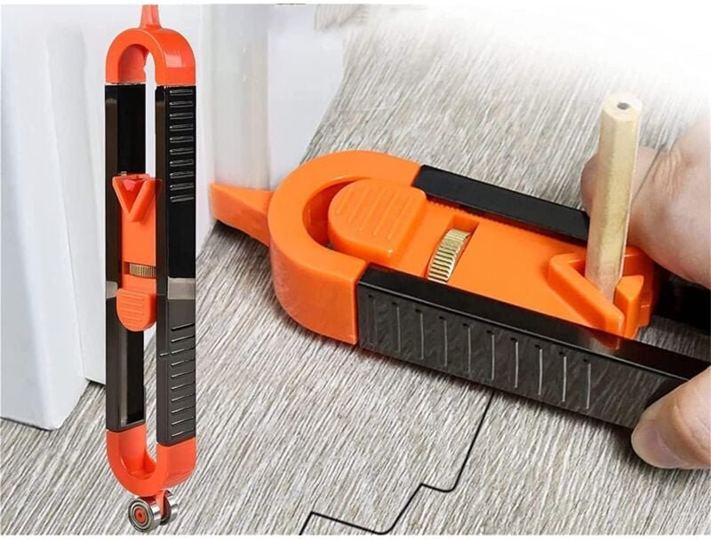 Konturenlehre mit Arretierung, Konturenlehre mit verstellbarer Arretierung, Geschenkidee für die Holzbearbeitung, unverz...