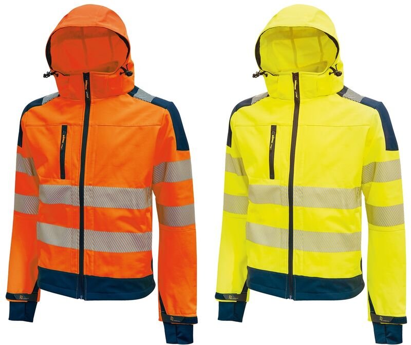 U-power - Miky Warnschutzjacke aus Softshell - l - Gelb - Gelb