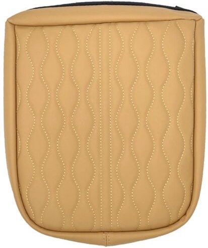 Tlily - Auto Center Console Armlehne Box Pad Matte Kissen Abdeckung Kamel Fit für Kia Carnival