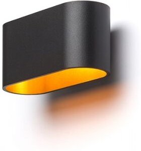 Strahler mario schwarz matt/gold 230V G9 33W